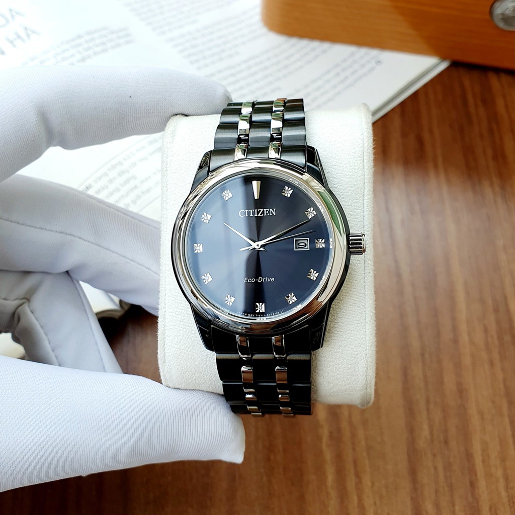 Đồng hồ nam chính hãng Citizen Eco-drive BM7348-53E - Máy pin năng lượng ánh sáng - Kính khoáng