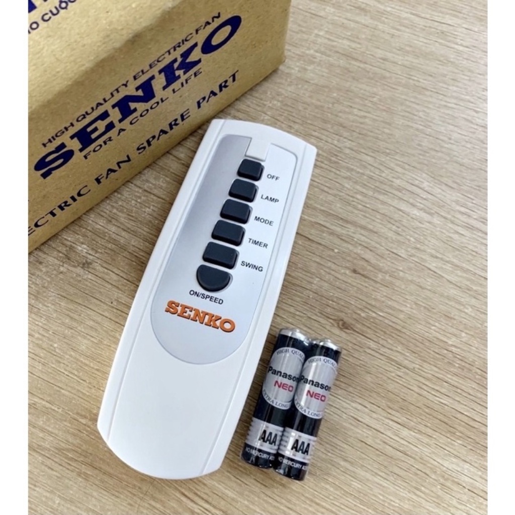 Remote Điều Khiển Từ Xa Cho Quạt SenkoTR1428, TR1628, DR1608 – Hàng Chính Hãng