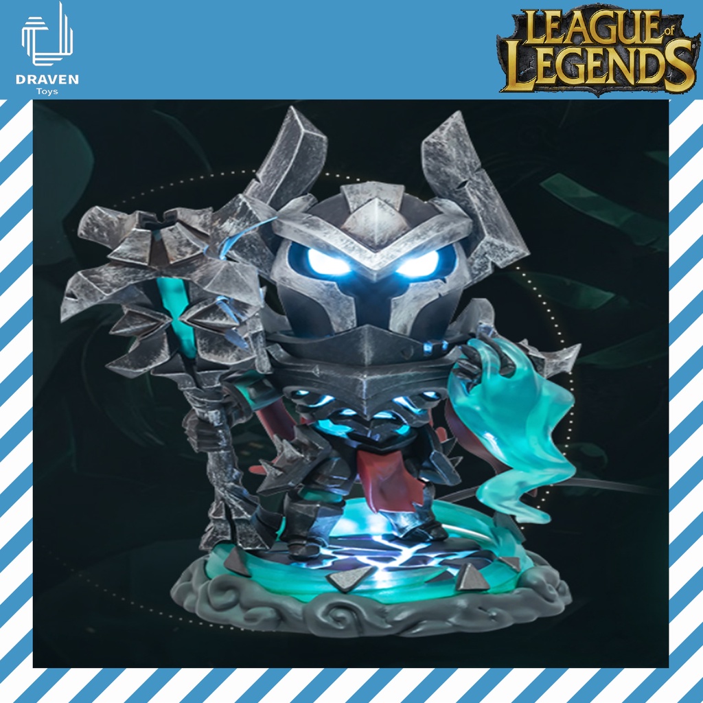 Mô hình Chính hãng Riot Games Mordekaiser Unlocked Statue có led Liên Minh Huyền Thoại LOL - Cam kết hàng Authentic 100%