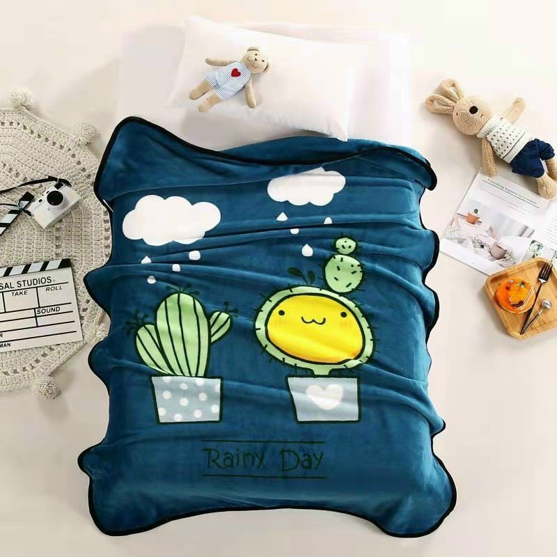 Chăn cho bé, chăn nhung tuyết chất liệu siêu mềm mịn và thoáng khí