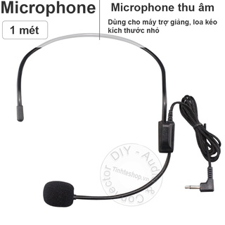 Microphone cho máy trợ giảng Shidu Camac Unizone.v.v. dây dài 1 mét