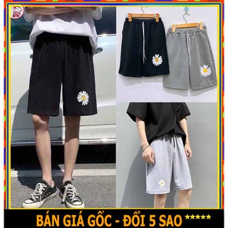 ❤️ RẺ ĐẸP ❤️ Quần short thể thao dây rút đi biển có kích thước CHO NAM NỮ IN HOA CÚC, QUẦN ĐÙI SỌT ỐNG RỘNG Unisex
