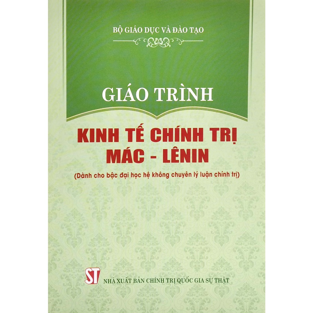 Sách Giáo Trình Kinh Tế Chính Trị Mác - Lênin