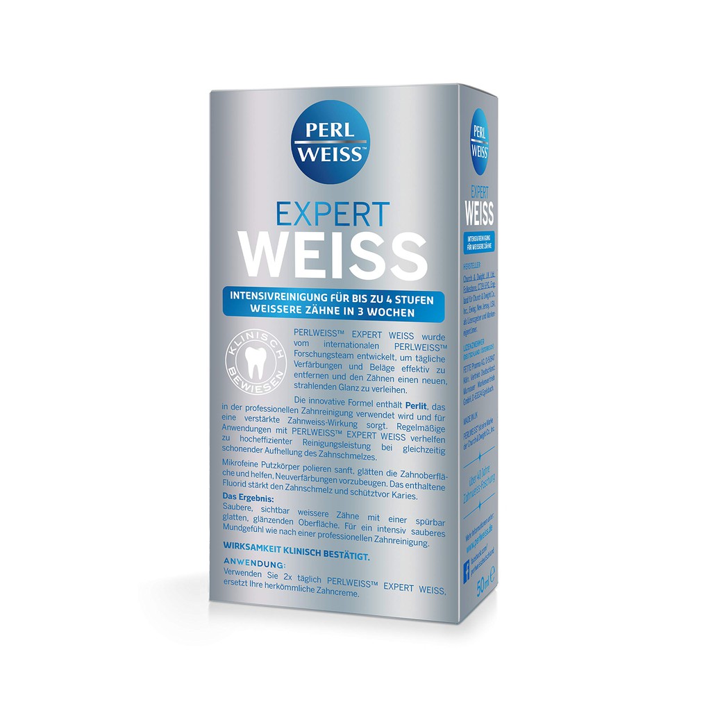 Kem đánh răng Perl weiss Expert White Toothpaste 50ml