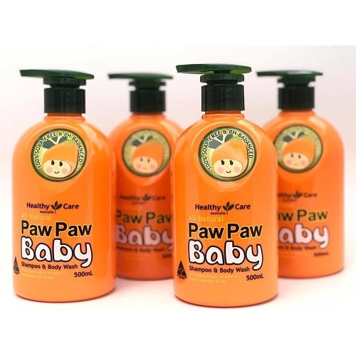 Sữa tắm gội Paw Paw Baby Healthy Care 500ml của Úc cho trẻ