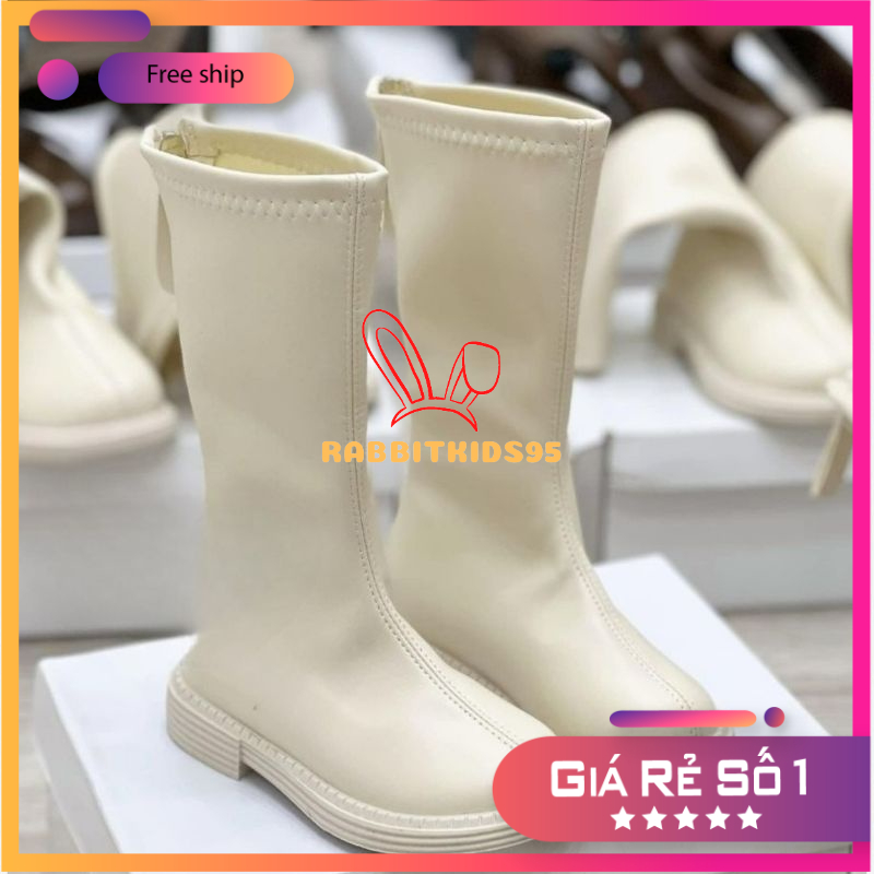 Bốt đùi cho bé gái, Bốt đùi da mềm cho bé.