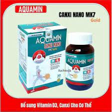 Thực phẩm bổ sung Calci Aquamin Canxi Nano MK7 Gold