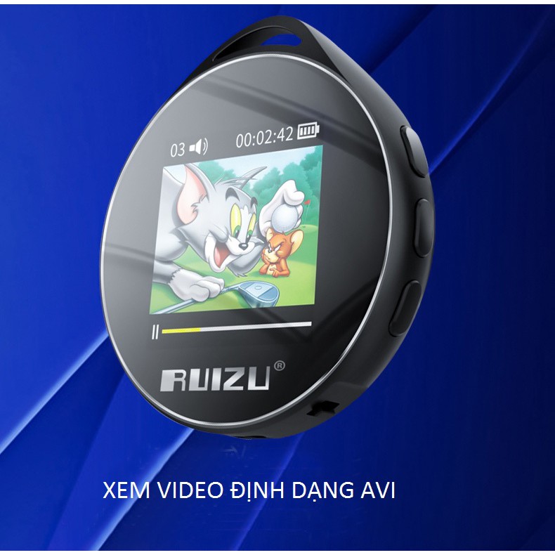 [Mã 155ELSALE giảm 7% đơn 300K] Máy Nghe Nhạc MP3 Bluetooth Ruizu M10 Bộ Nhớ Trong 8GB - Hàng Chính Hãng