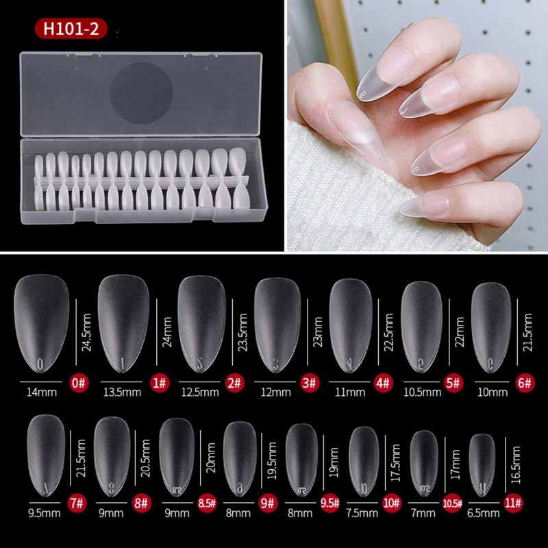 Set 15 Móng Tay Giả Ngắn Kèm Hộp Đựng
