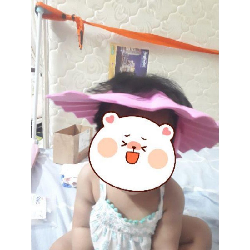 Mũ Tắm Gội Đầu Chắn Nước Cho Bé