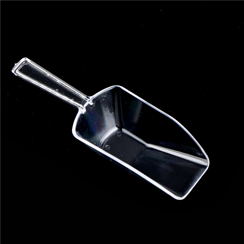 [adorebubble 0528] 3pcs Clear Plastic Ice Scoops Sweets Candy Buffet Wedding Party Bar Accessorie