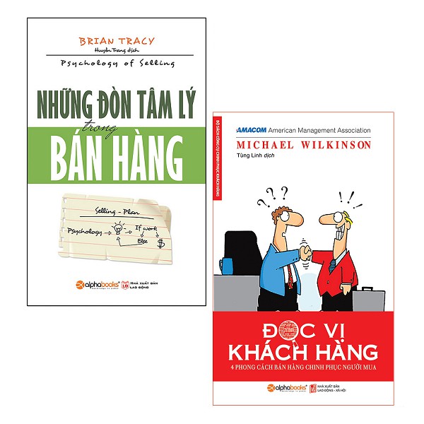 Sách Alphabooks - Combo Những Đòn Tâm Lý Trong Bán Hàng + Đọc Vị Khách Hàng