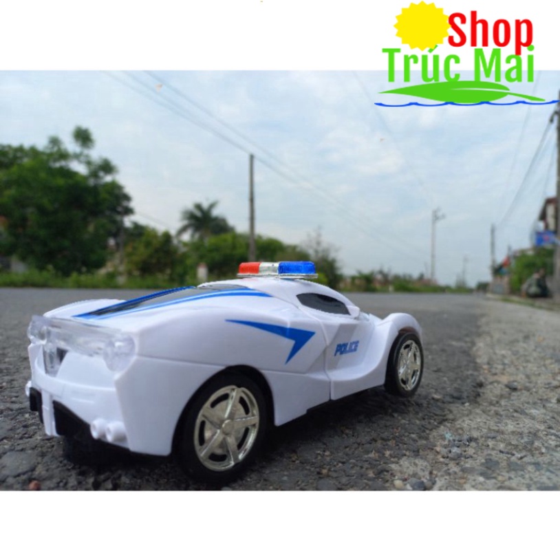 Đồ chơi trẻ em xe ô tô cảnh sát biến hình