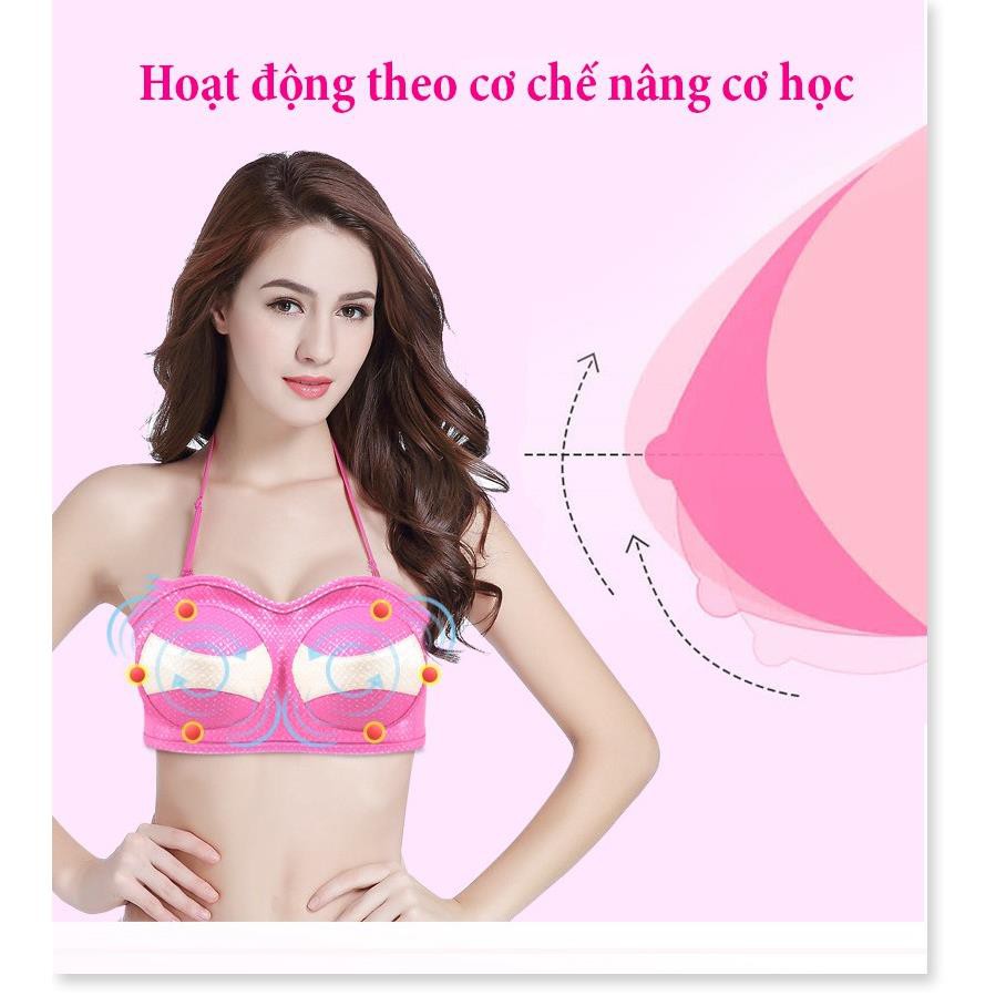 ✔️ [Bảo Hành 1 Đổi 1] Đai Massage Ngực Nâng Ngực Hiệu Quả Có Tia Hồng Ngoại