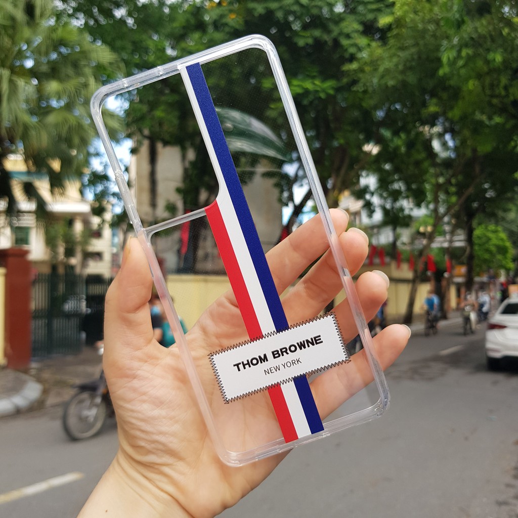 [ Ảnh thật ] Ốp Likgus Thom Browne Samsung S21, S21 Plus , S21 Ultra , Z Fold 3, Z Flip 3 chống sốc, chống ố trọn đời