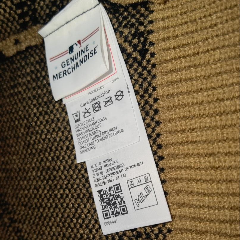 ❤❀  ❤ Mlb Áo Khoác Cardigan Tay Dài Cổ Chữ V Thêu Chữ Thời Trang