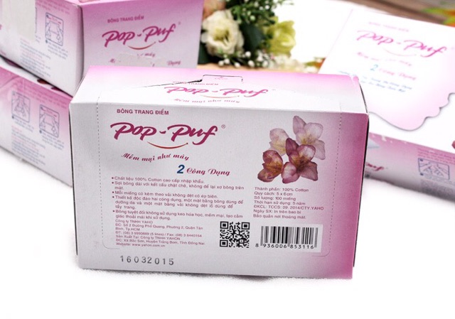 Bông trang điểm cao cấp Pop-Puf