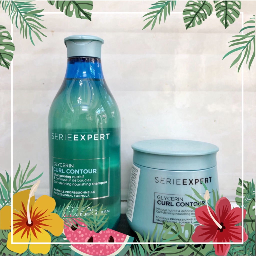 Hấp dầu L'oreal Glycerin Curl Contour dành cho tóc uốn xoăn 250ml