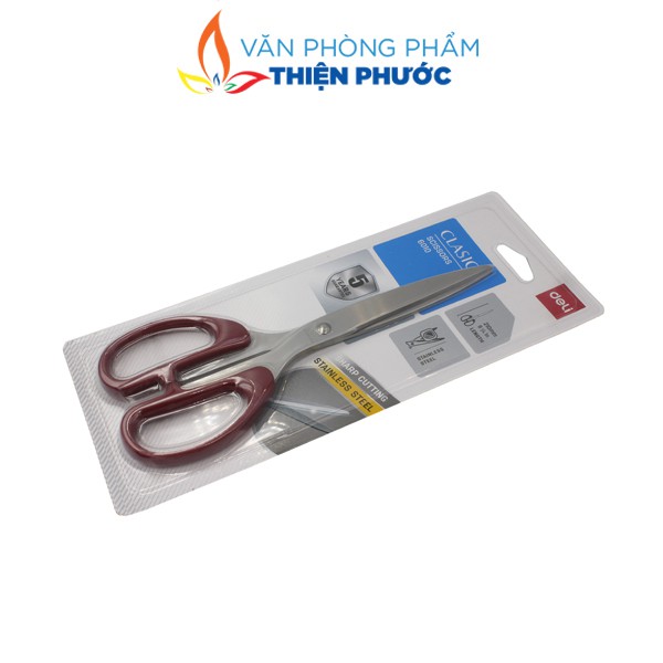 Kéo cắt giấy vải lớn đa năng Deli 6009/6010 THIỆN PHƯỚC