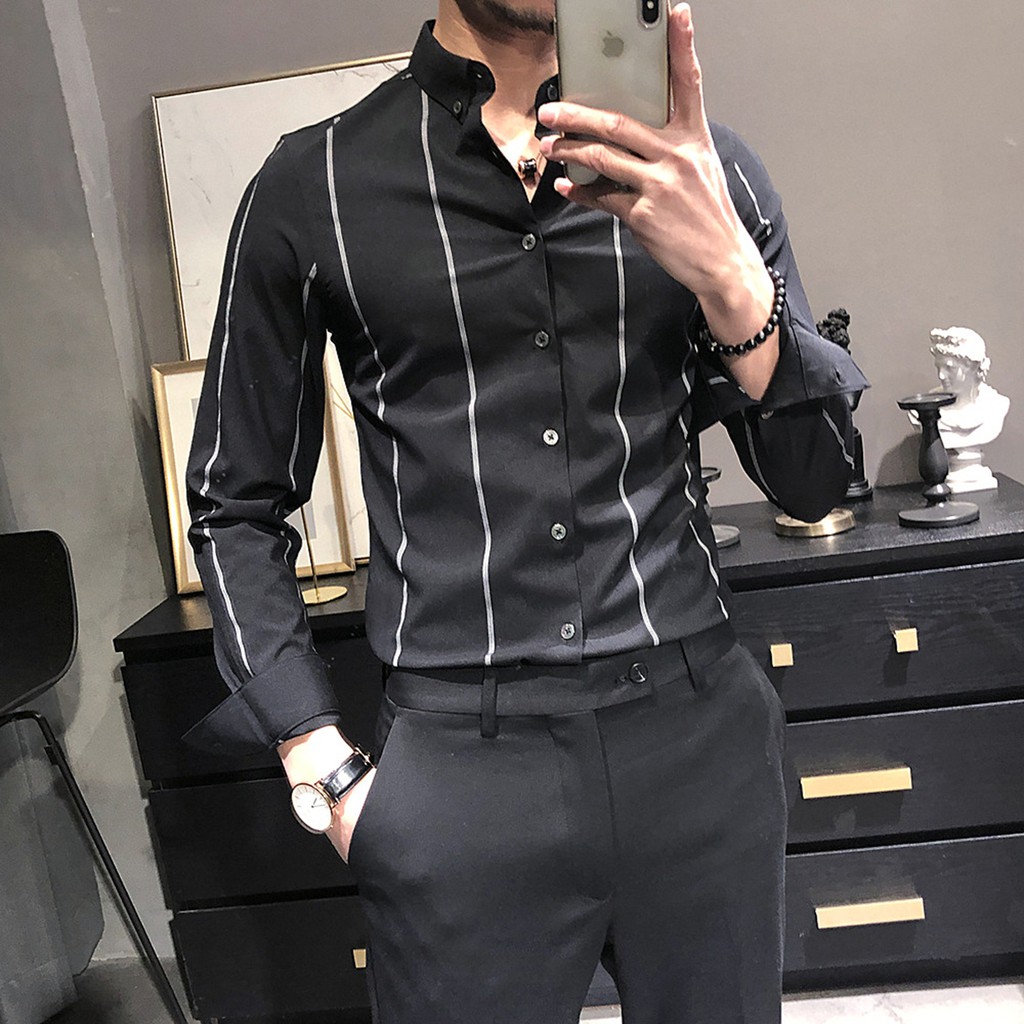 [MẶC BAO ĐẸP]Áo sơ mi - Áo sơ mi kẻ cao cấp - Kiểu dáng slimfit trẻ trung, thanh lịch, chất lụa mềm mịn, thấm hút mồ hôi