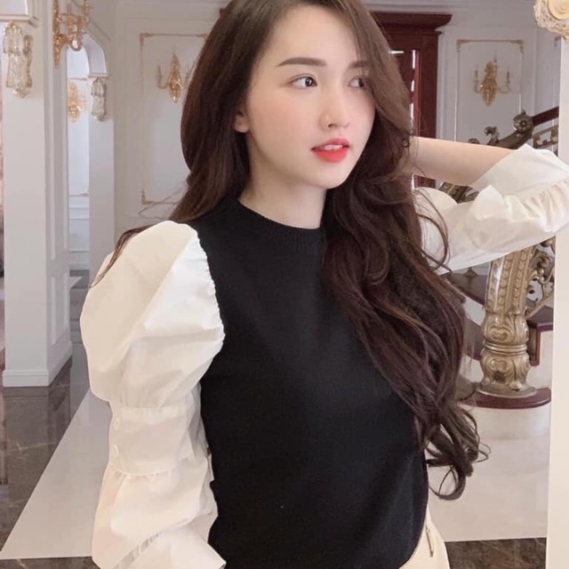 ÁO LEN PHA TAY BỒNG