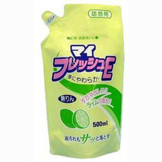 Nước rửa chén hương chanh loại túi Rocket 500ml Hàng Nhật