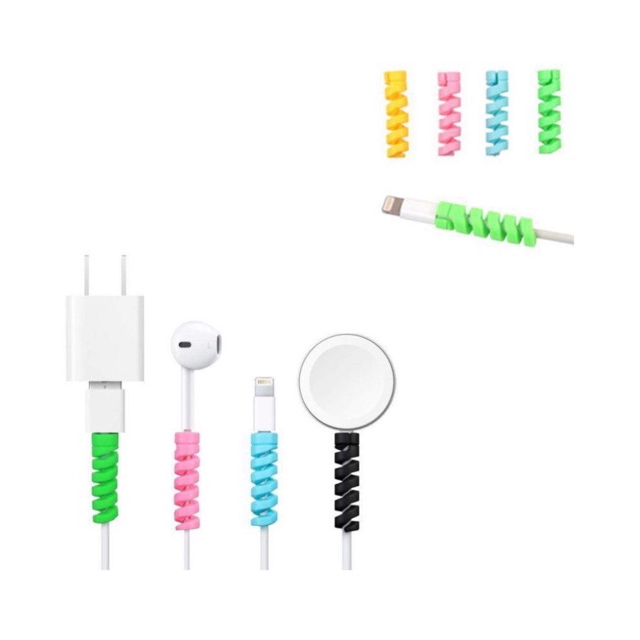 5 vỏ cuộn bảo vệ cáp sạc thích hợp cho mọi loại dây cáp