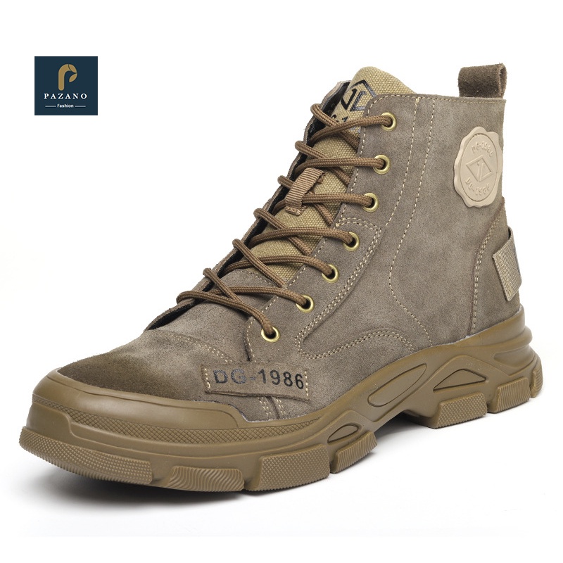 Giày Bảo Hộ Lao Động Jacky 586 Da Lộn Mũi Thép, Đế Chống Đinh, Đế Đúc Nguyên Khối Cao Cấp [Có Video Thực Tế] | BigBuy360 - bigbuy360.vn