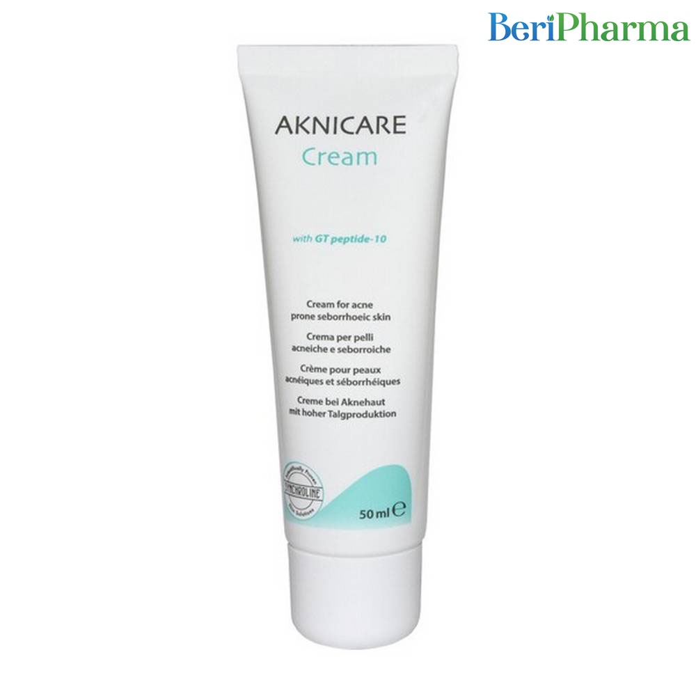 Aknicare Combo Gel Rửa Mặt Cho Da Dầu Mụn Cleanser + Kem Giảm Mụn, Kiểm Soát Nhờn Cream