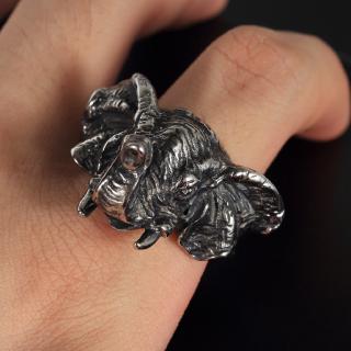 Nhẫn Thép Titan Hình Voi 2020