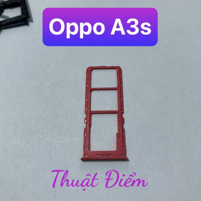 khay sim oppo A3s - bản lỗ chọc sim phía trên