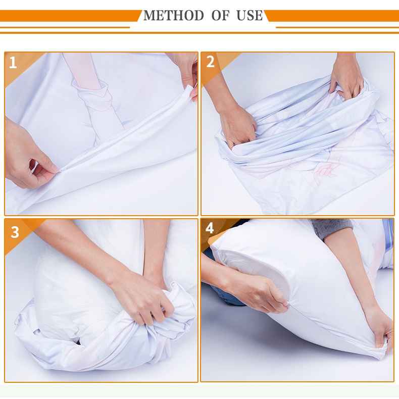 Vỏ Gối Ôm In Hình Nhân Vật nakano itsuki nakano miku Trong Phim anime Thequintessential Sakura Cỡ 50 * 150cm