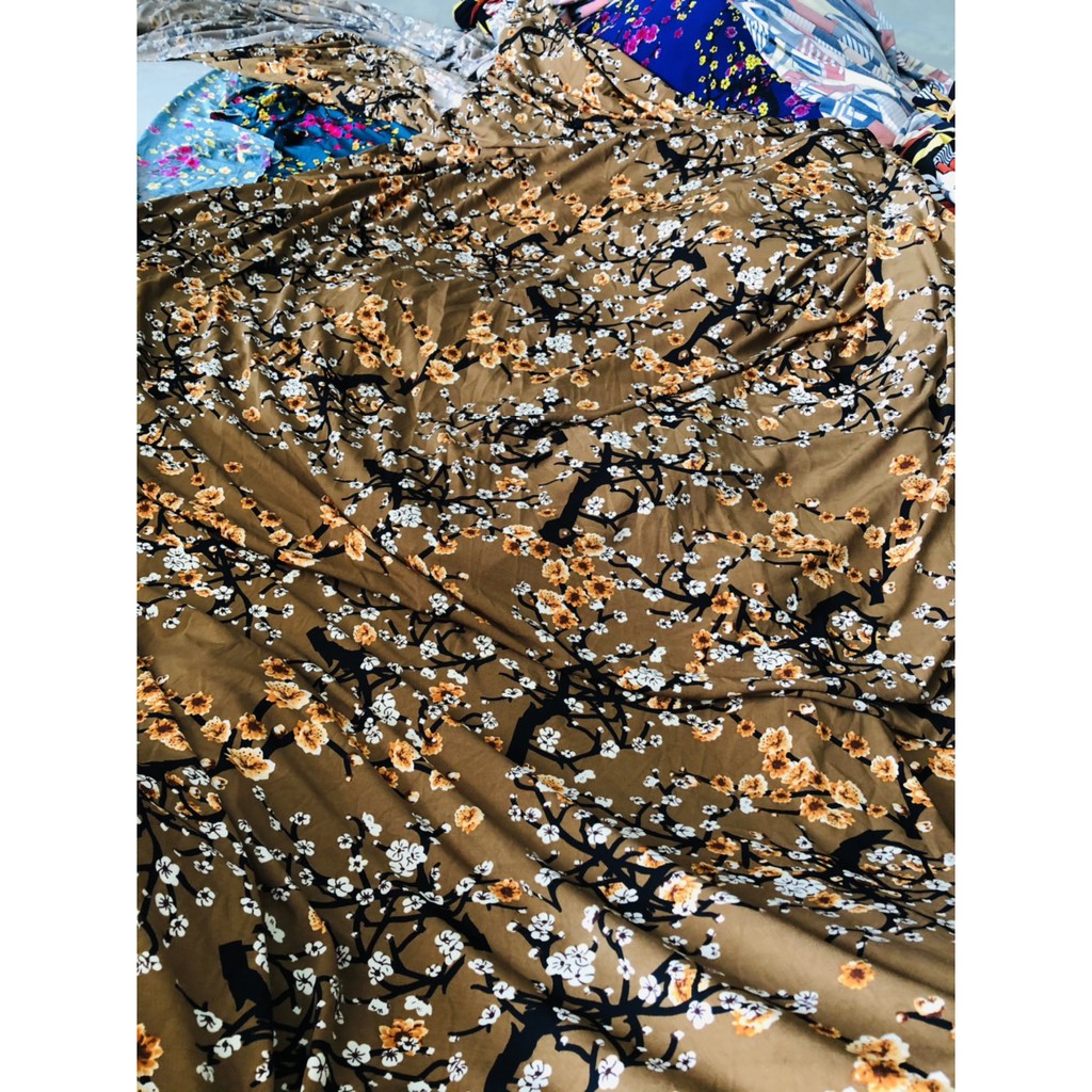 VẢI TƠ HOA VTH14-GIÁ 1 MÉT