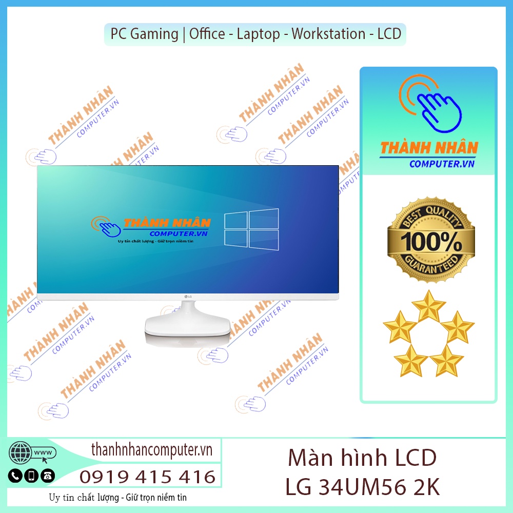 Màn Hình Máy Tính LG 34 inch LG 34UM56 Ultrawide 2k AH-IPS new 99% | BigBuy360 - bigbuy360.vn