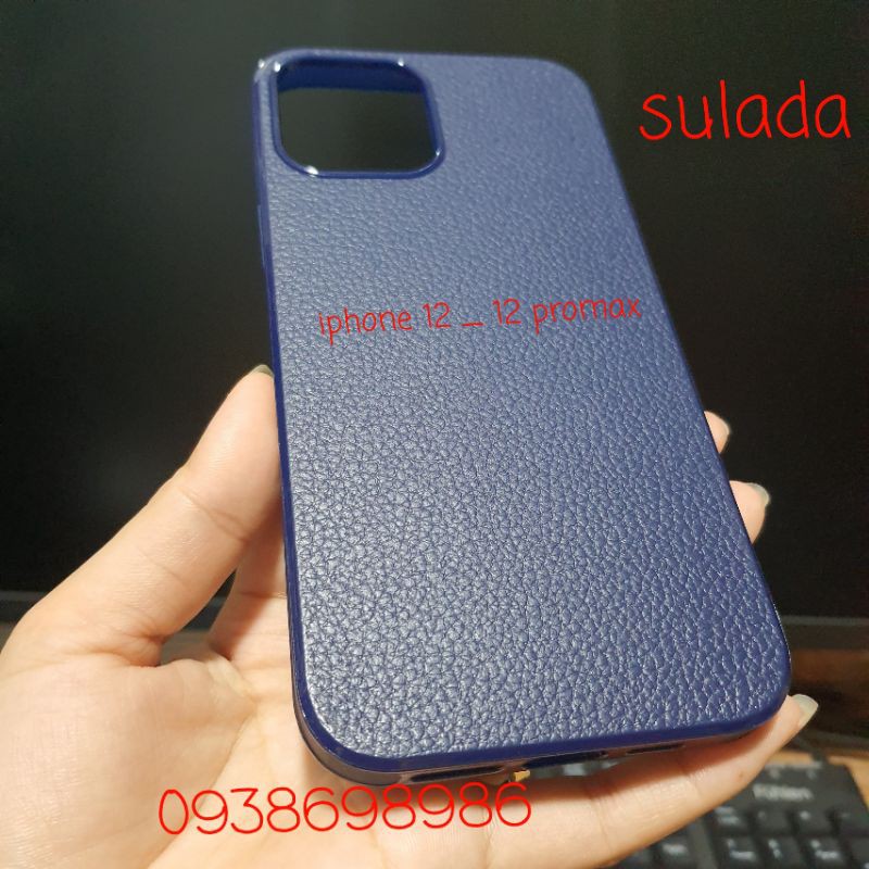 Ốp lưng iPhone 6 Plus/ 7 Plus/ 8 Plus/ X/ XS Max/ XR/ 11/ 11 Pro/ 11 Pro Max/ 12 Mini/ 12/ 12 Pro Max hiệu Sulada vân da