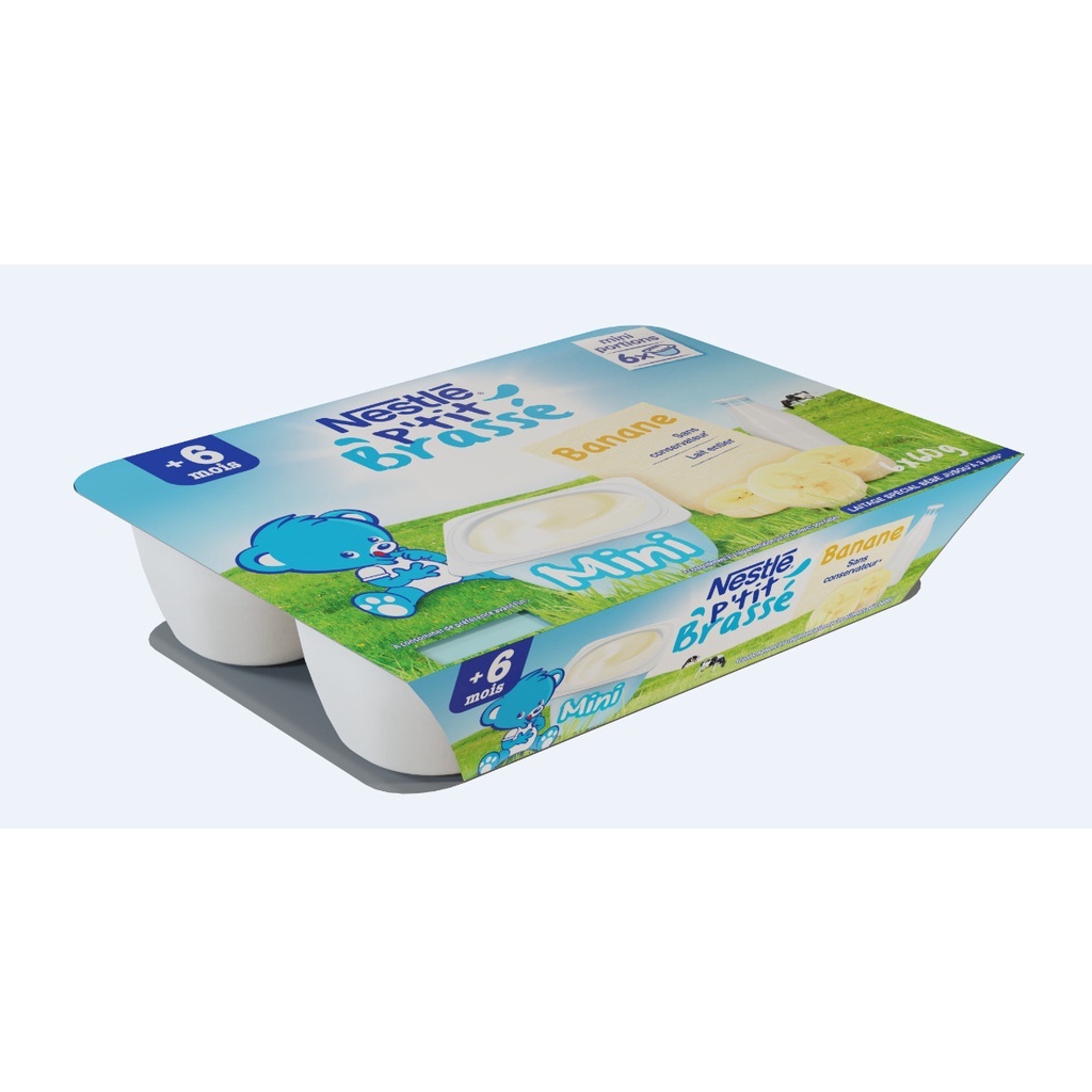Váng sữa - Sữa Chua Nestle Lốc 6 hộp Date 08/2022