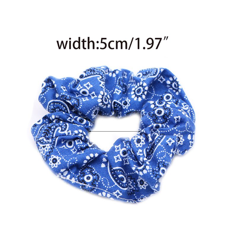 Dây Buộc Tóc Cỡ Lớn Xếp Ly Phong Cách Bohemian Retro Cho Nữ