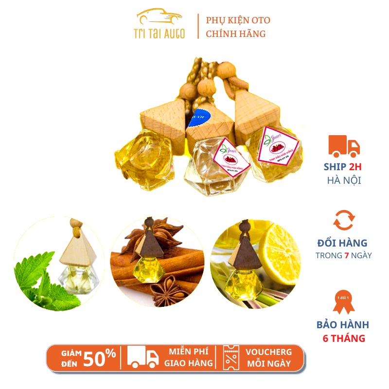 Tinh dầu treo xe nguyên chất 100% - đủ mùi hương tùy chọn | BigBuy360 - bigbuy360.vn