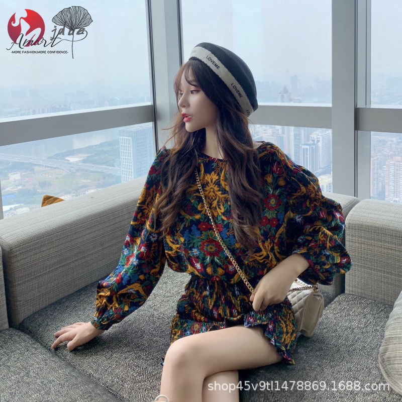 Đầm Tay Phồng Lưng Cao Phong Cách Hàn Quốc Cổ Điển Thời Trang Cho Nữ Jdbe 2021