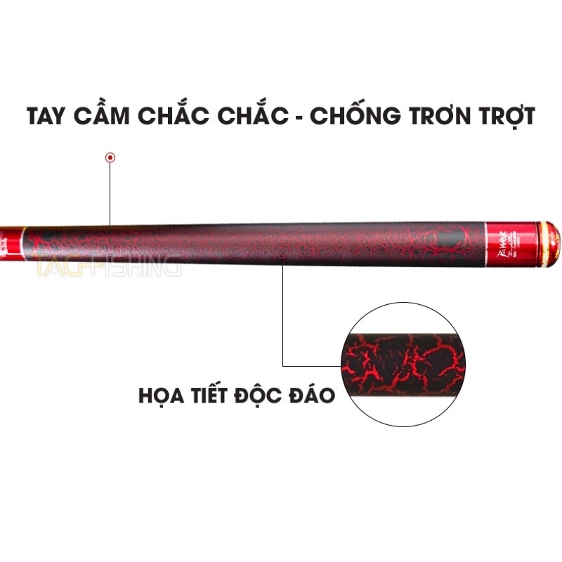 Cần Câu Đài GUIDE Kỳ Lân Lửa Săn Hàng 5H - Chính Hãng