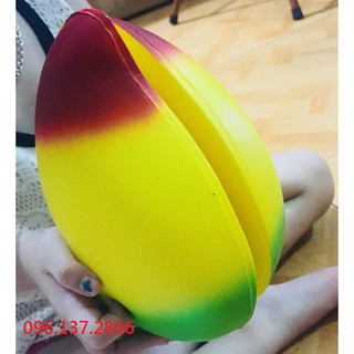 SQUISHY 1/2 QUẢ XOÀI CỰC ĐẠI KHỔNG LỒ  ( dungtran987 )