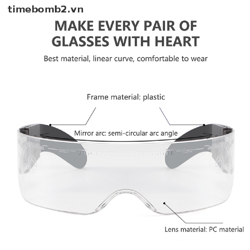 Kính Mát Có Đèn LED Phát Sáng Nhiều Màu Sắc Phong Cách Punk Thời Trang Giáng Sinh Cho Nam Và Nữ