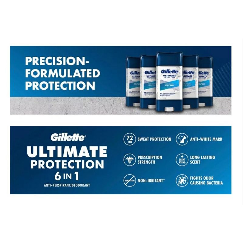 Lăn khử mùi nam Gillette dạng gel 107g