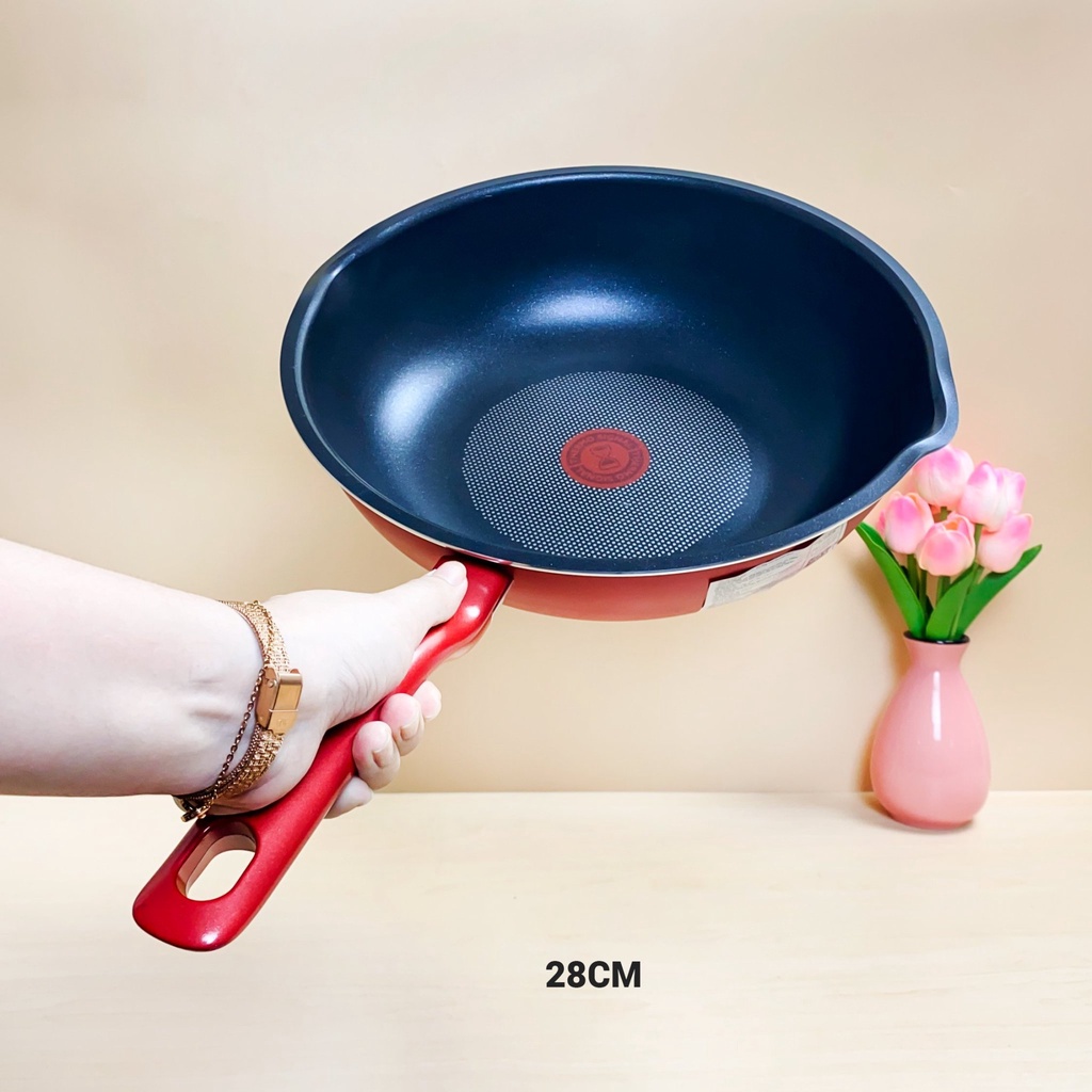 Chảo chống dính bếp từ Chảo sâu lòng Tefal So Chef 28cm đáy từ chống dính cao cấp- Hàng chính hãng