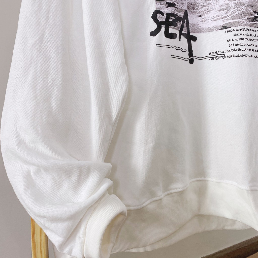 Áo Sweater PLASTIC Vải Nỉ Bông Form Rộng Ulzzang Unisex