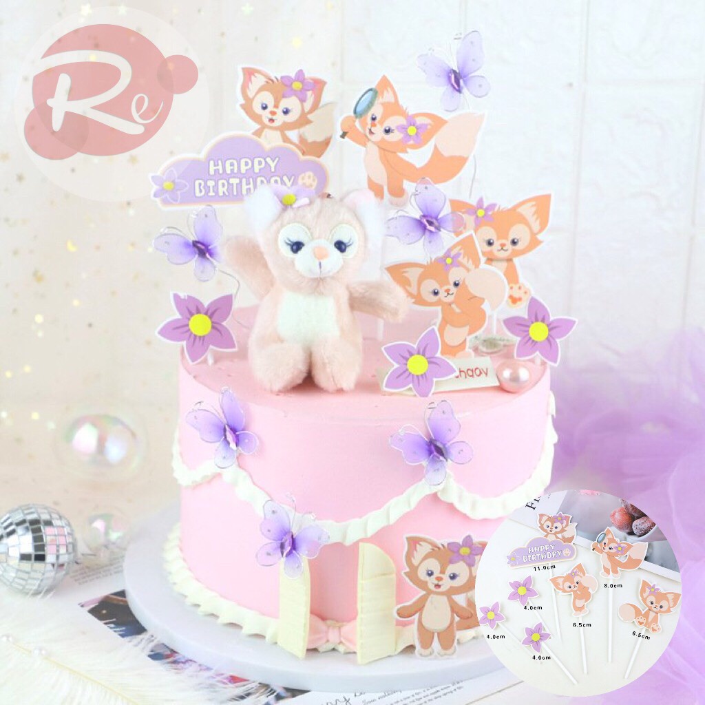 [SIÊU RẺ❤️] – SCG Em bé Cáo - Trang trí bánh sinh nhật bánh kem