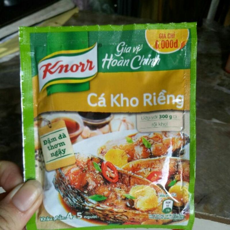 siêu mới gói gia vị kho cá Knorr 28g