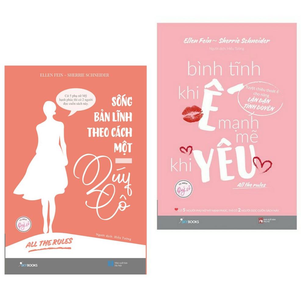 Sách - Combo 2 cuốn Bình Tĩnh Khi Ế, Mạnh Mẽ Khi Yêu + Sống Bản Lĩnh Theo Cách Một Quý Cô