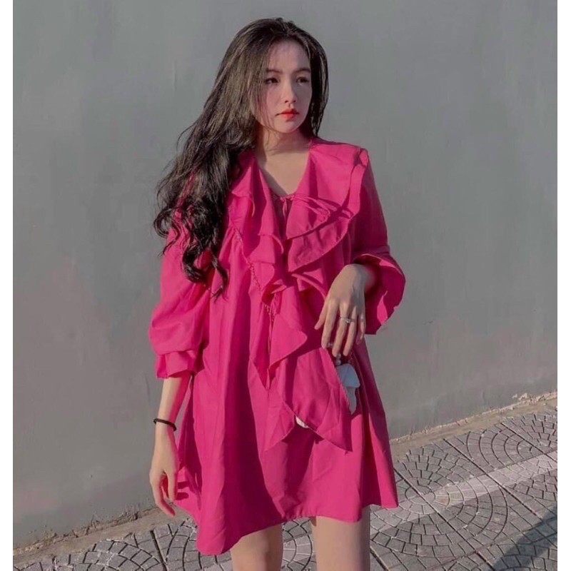 váy babydoll bèo cổ | BigBuy360 - bigbuy360.vn