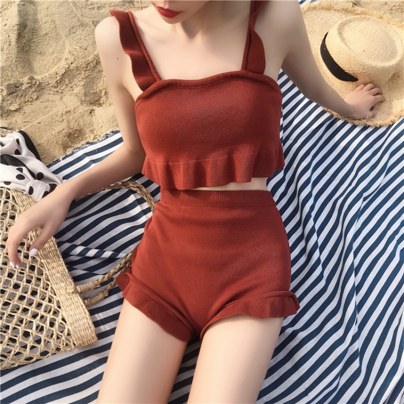Bộ Đồ Bơi Phong Cách Hàn Quốc Quyến Rũ Cho Nữ